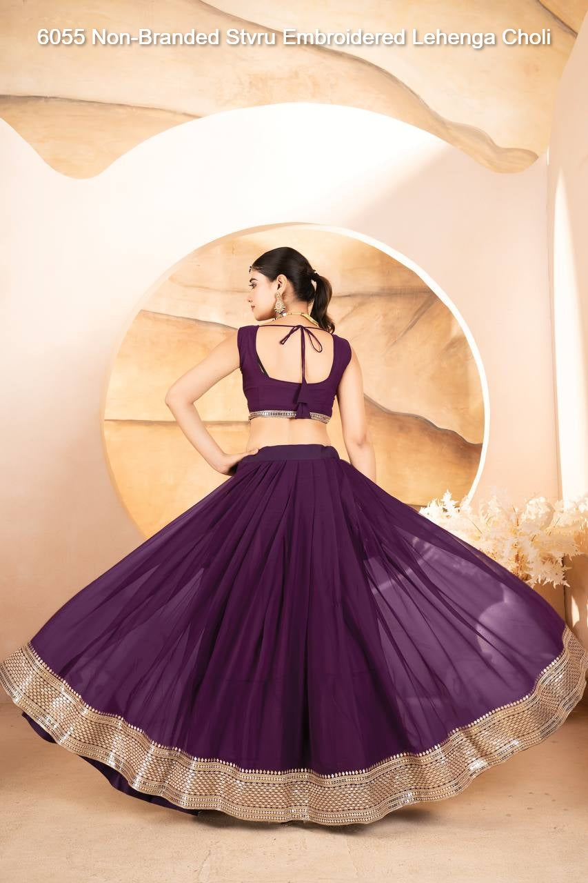6055 Non-Branded Stvru Embroidered Lehenga Choli