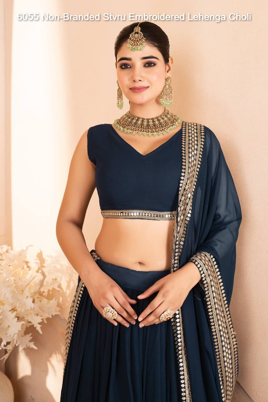 6055 Non-Branded Stvru Embroidered Lehenga Choli