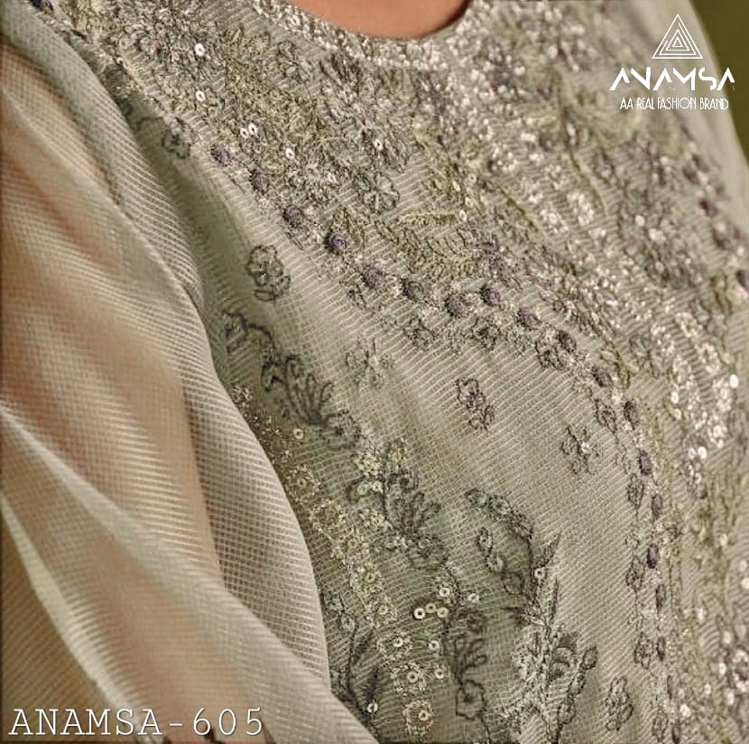 605 Anamsa Moti Work Pakistani Salwar Suits