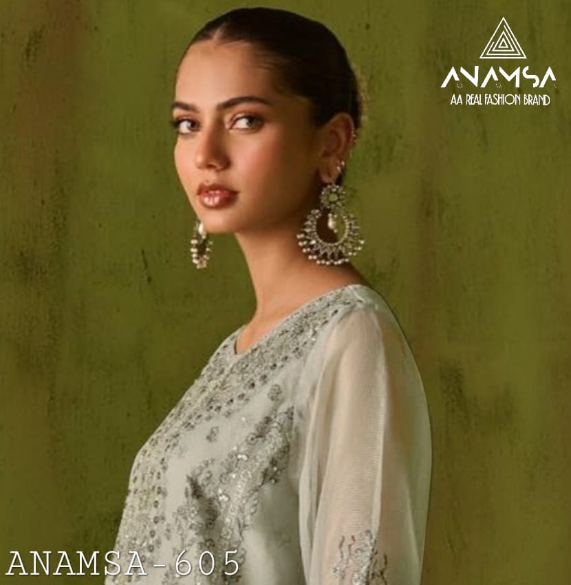 605 Anamsa Moti Work Pakistani Salwar Suits