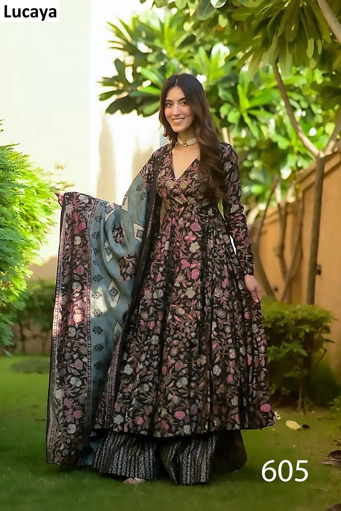 605 Clora Vol 6 Lucaya Anarkali Readymade Suits