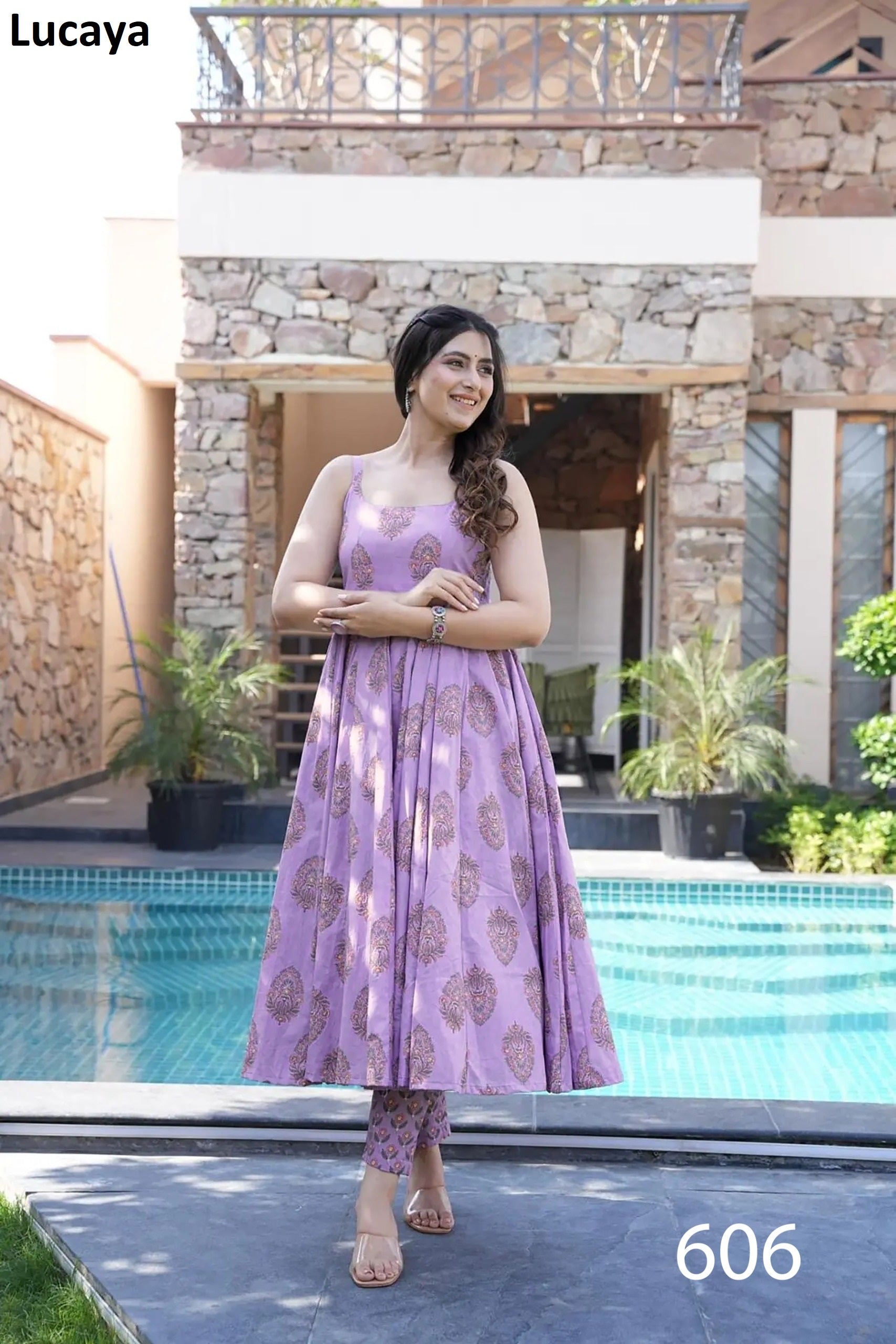 606 Clora Vol 6 Lucaya Anarkali Readymade Suits