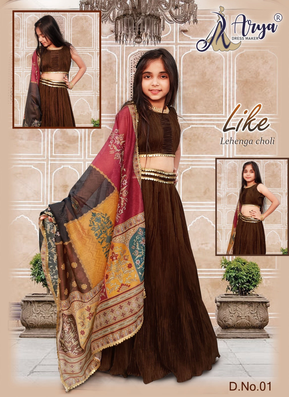 01 Like Adm Girls Lehenga Choli