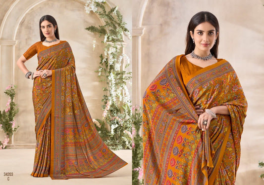 34203-C Vivanta Vol 35 Ruchi Silk Sarees