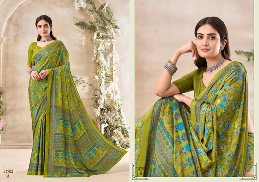 34203-A Vivanta Vol 35 Ruchi Silk Sarees
