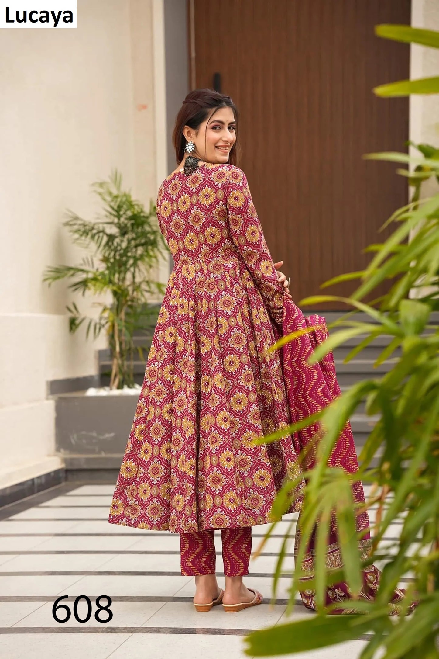 608 Clora Vol 6 Lucaya Anarkali Readymade Suits