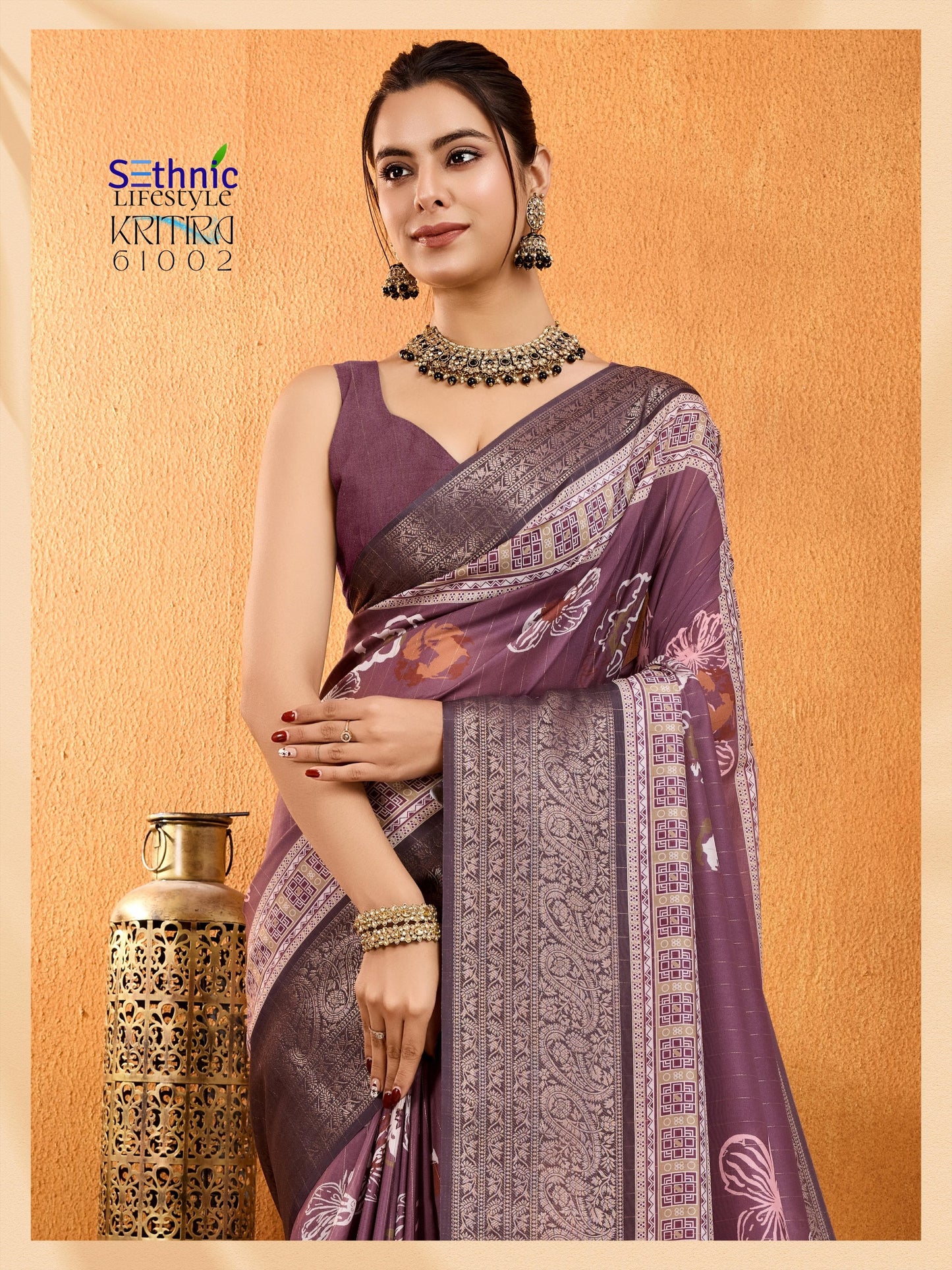 61002 Kritira Sethnic Crepe Silk Sarees