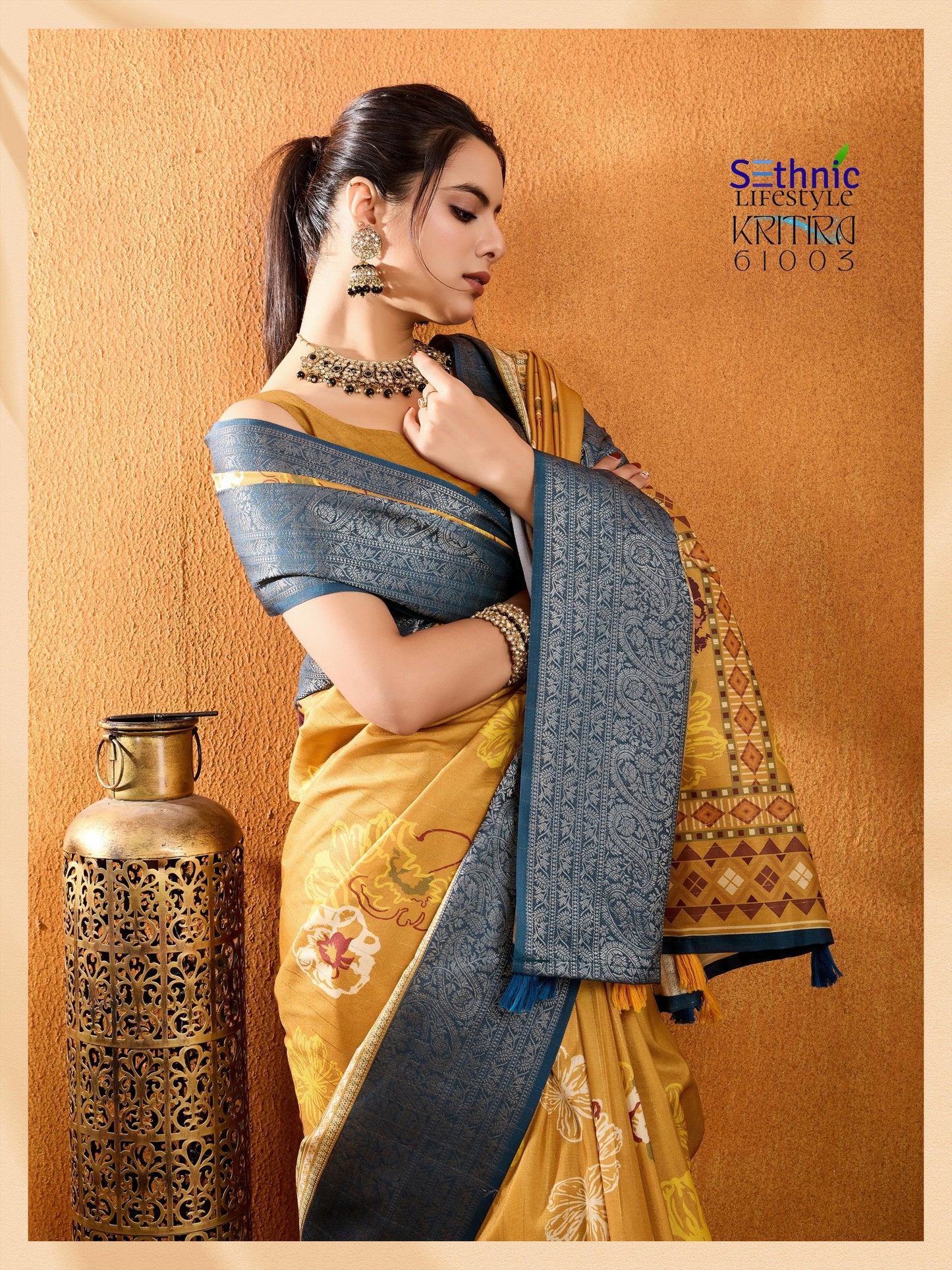 61003 Kritira Sethnic Crepe Silk Sarees