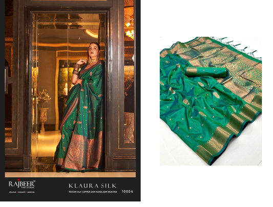 10004 Klaura Silk Rajbeer Sarees