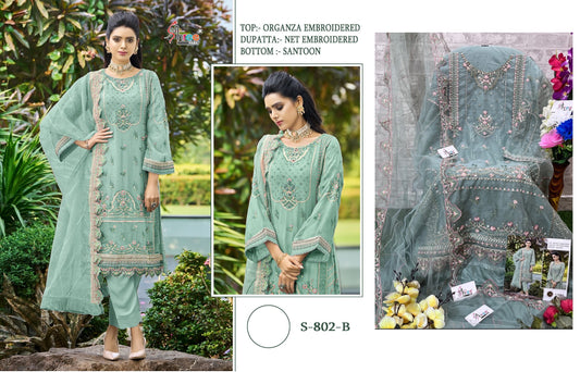 S-802-B Shree Fabs Pakistani Salwar Suits