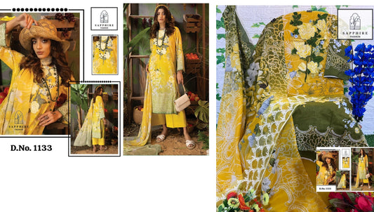 1133 Sapphire Pakistani Salwar Suits