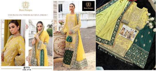371B Ziaaz Designs Pakistani Salwar Suits