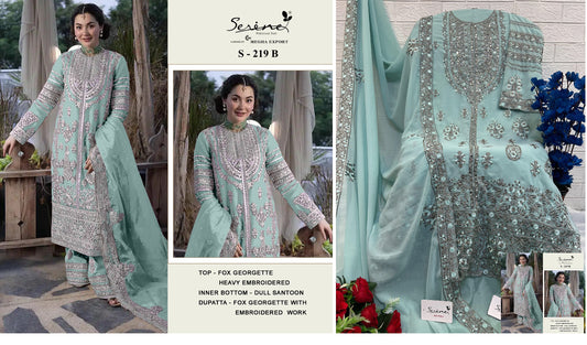 219B Serine Pakistani Salwar Suits