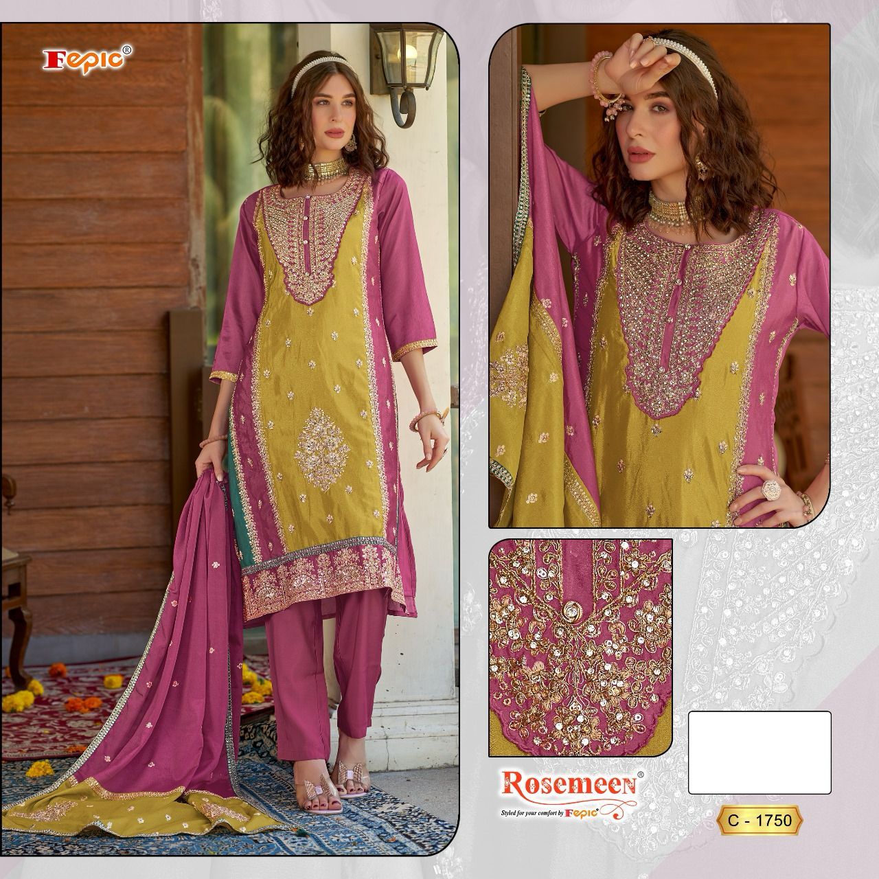 1750 Fepic Pakistani Salwar Suits