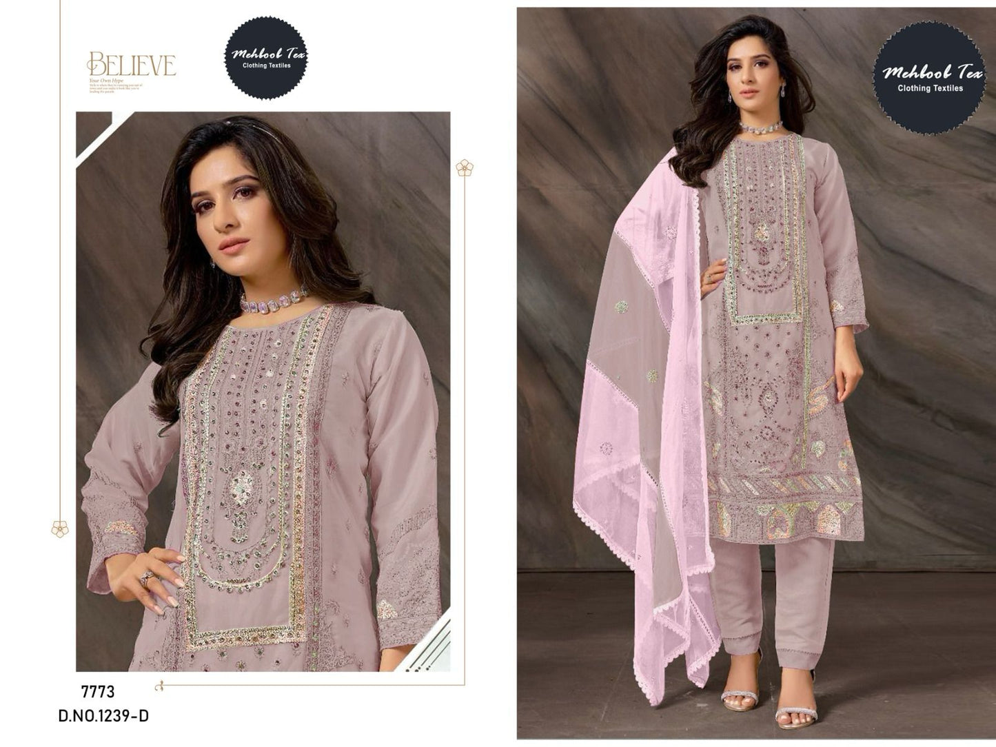 1239D Mehboob Tex Pakistani Salwar Suits