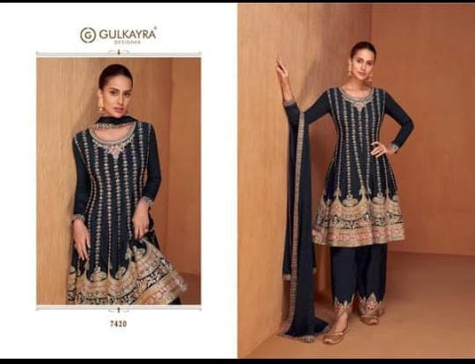 7420 Shysha Gulkayra Designer Pakistani Readymade Suits