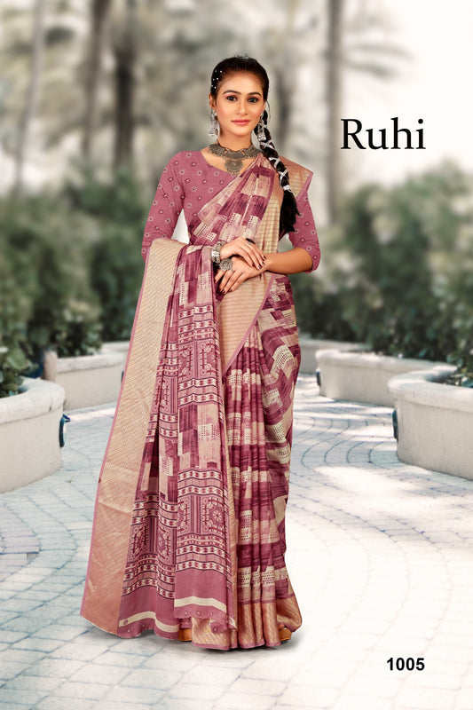 1005 Ruhi Mahamani Creation Sarees