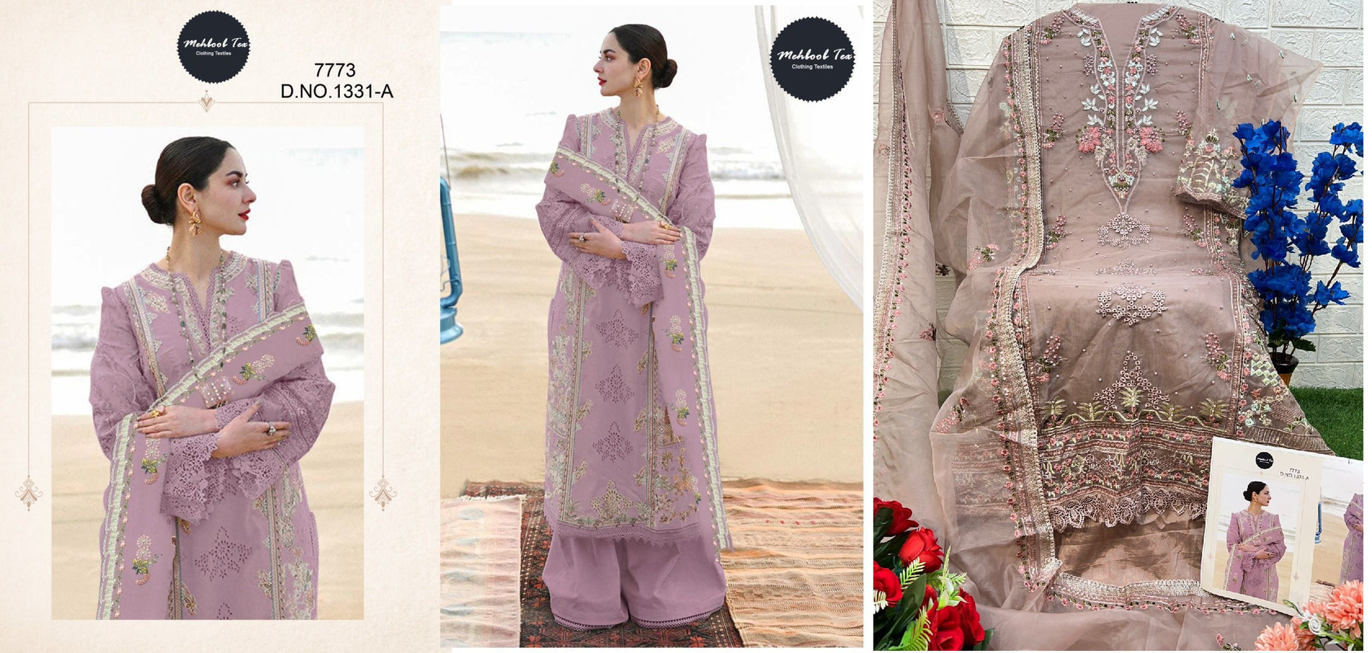 1331A Mehboob Tex Pakistani Salwar Suits