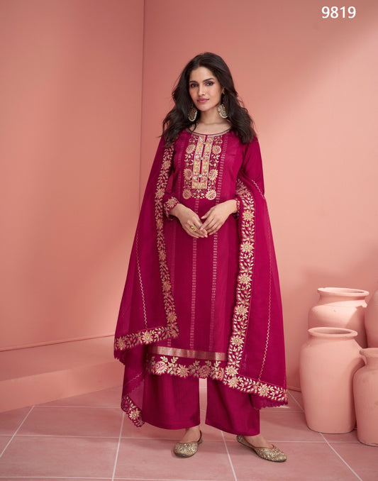 9819 Mehran Aashirwad Creation Unstitched Suits