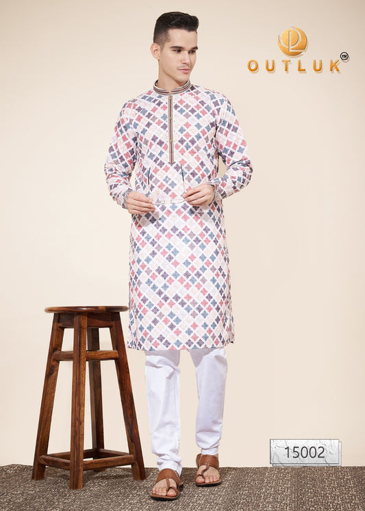 15002 Wedding Collection Vol 15 Outluk Mens Kurta Pyjama