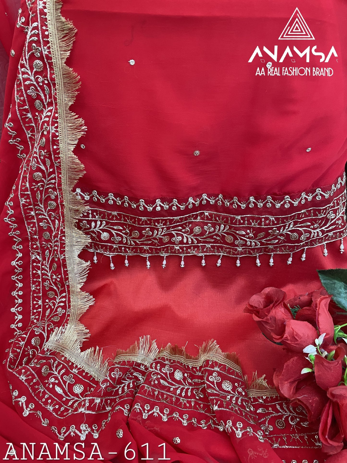 611 Anamsa Sequence Work Pakistani Salwar Suits