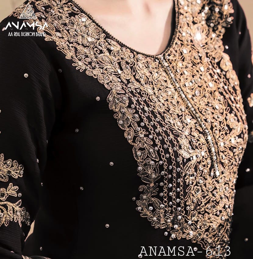 613 Anamsa Moti Work Pakistani Salwar Suits