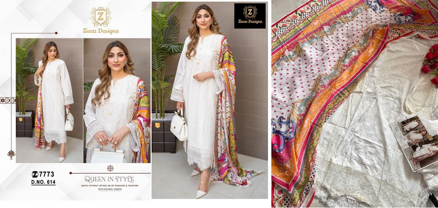614 Ziaaz Designs Pakistani Salwar Suits