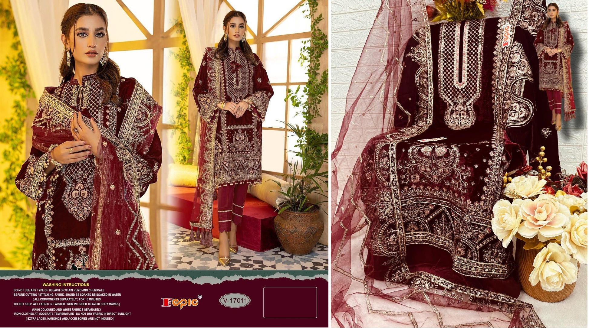 V-17011 Fepic Pakistani Salwar Suits