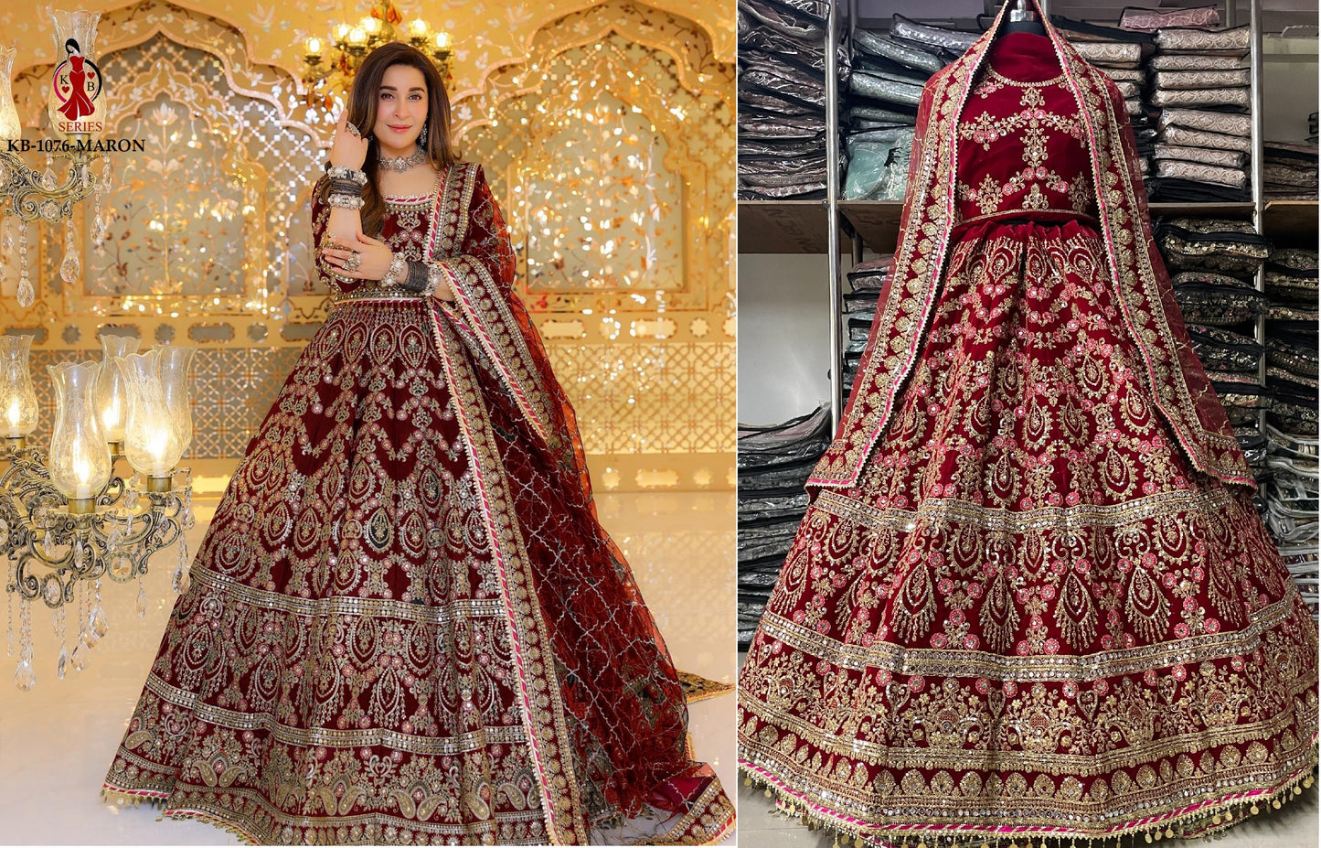 1076Red Kb Series Lehenga Choli