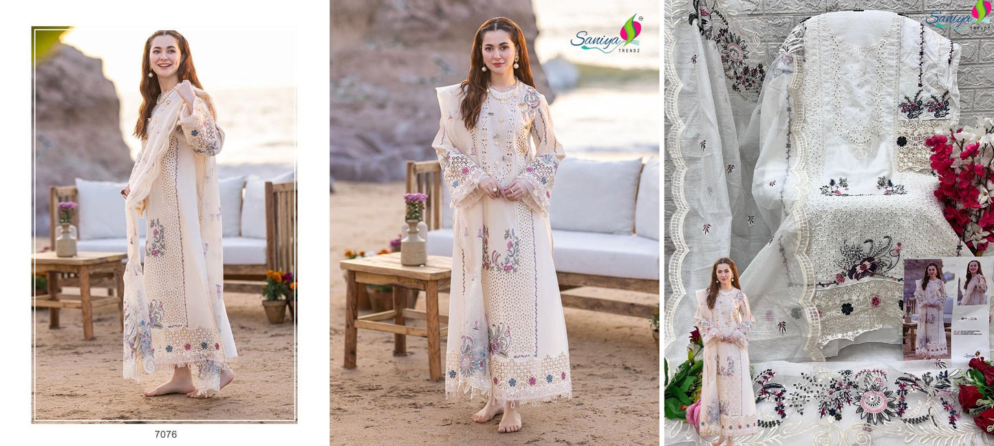 7076 Saniya Trendz Pakistani Salwar Suits