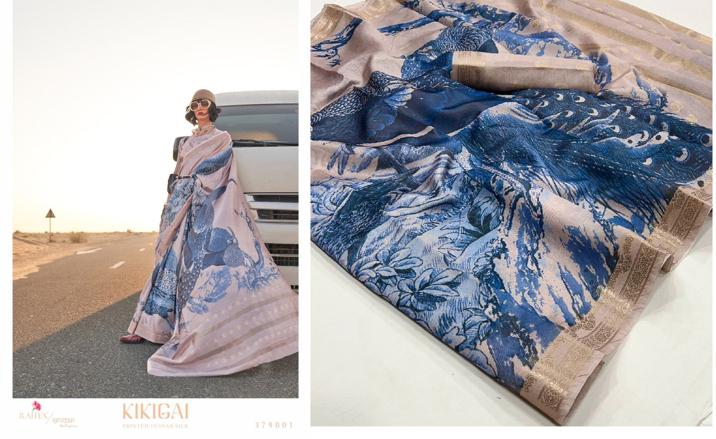 379001 Kikigai Rajtex Sarees