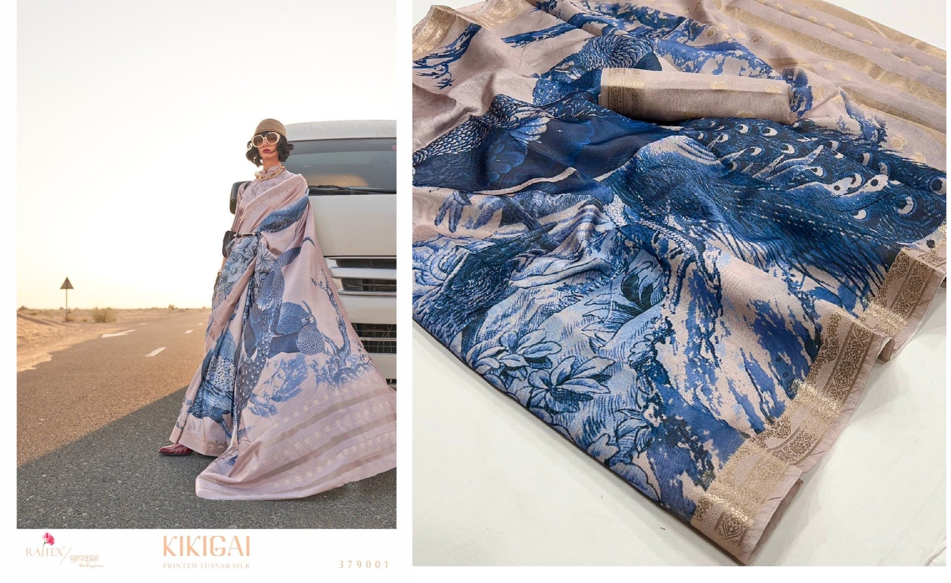 379001 Kikigai Rajtex Sarees