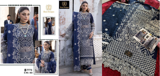 582 Ziaaz Designs Pakistani Salwar Suits