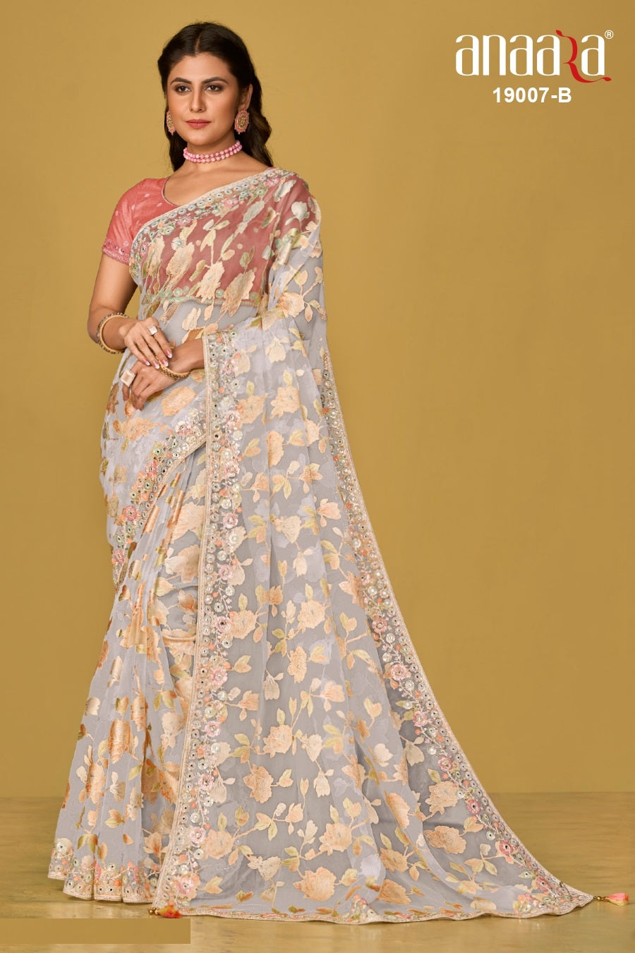 19007B Anaara Tathastu Sarees