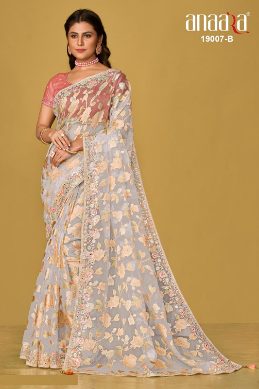 19007B Anaara Tathastu Sarees