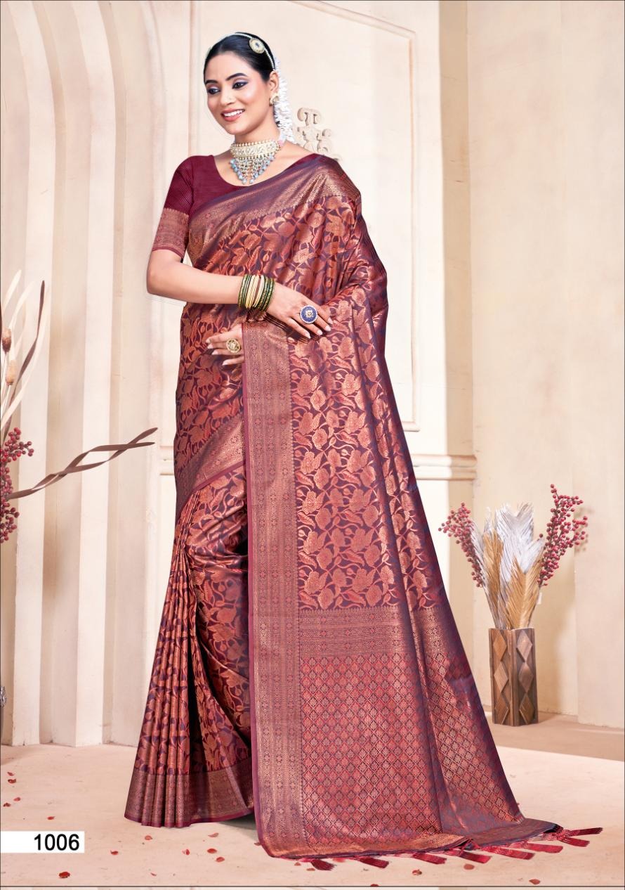 1006 Rajwadi Vol 6 Bunawat Sarees
