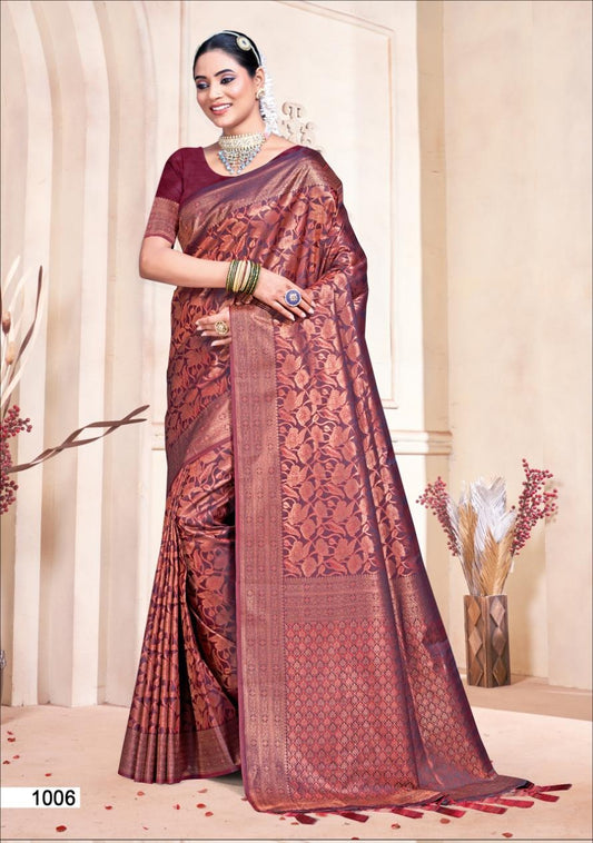 1006 Rajwadi Vol 6 Bunawat Sarees