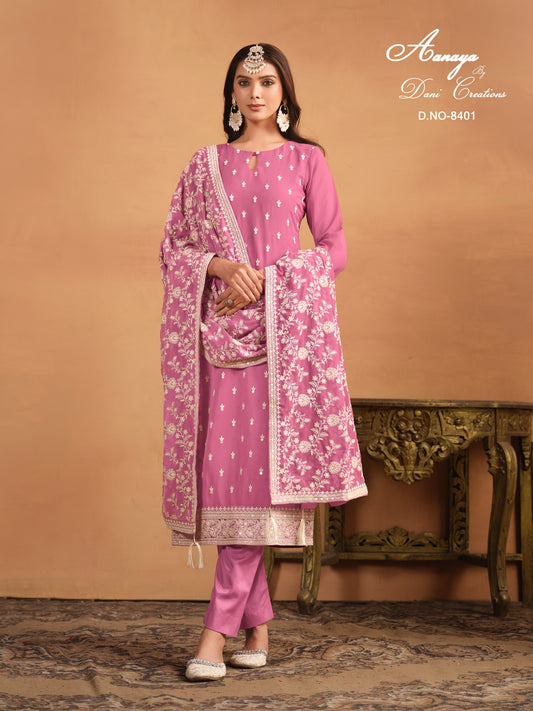 8401 Vol 184 Dani Creation Unstitched Suits