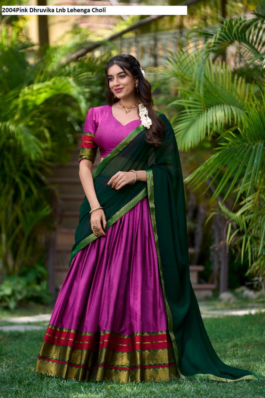 2004 Pink Dhruvika Lnb Lehenga Choli