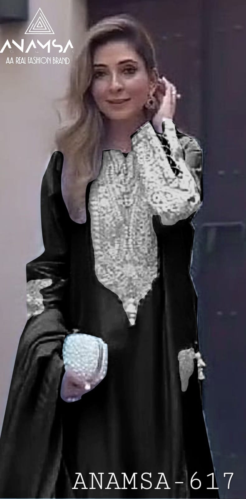 617 Anamsa Moti Work Pakistani Salwar Suits