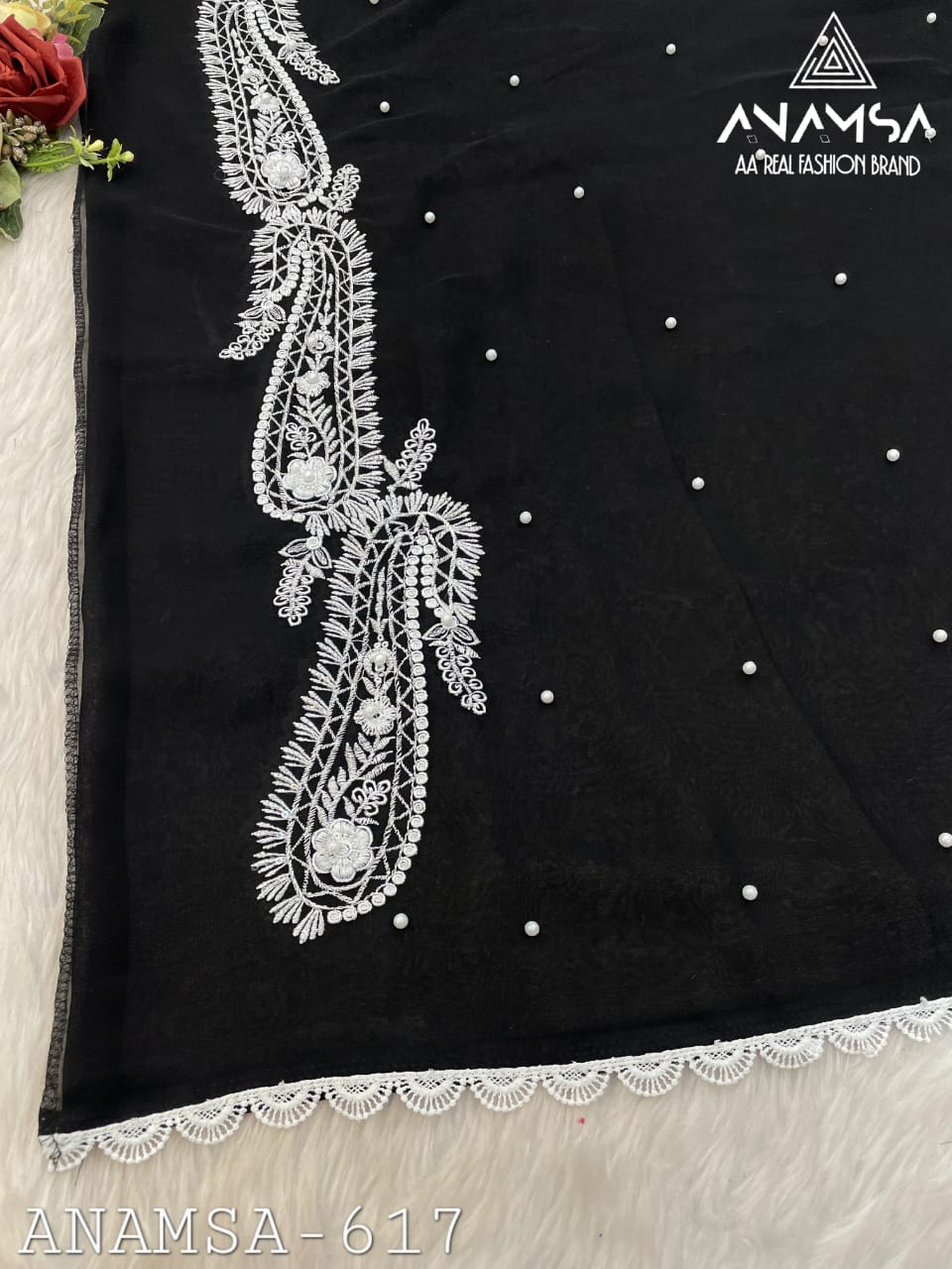 617 Anamsa Moti Work Pakistani Salwar Suits