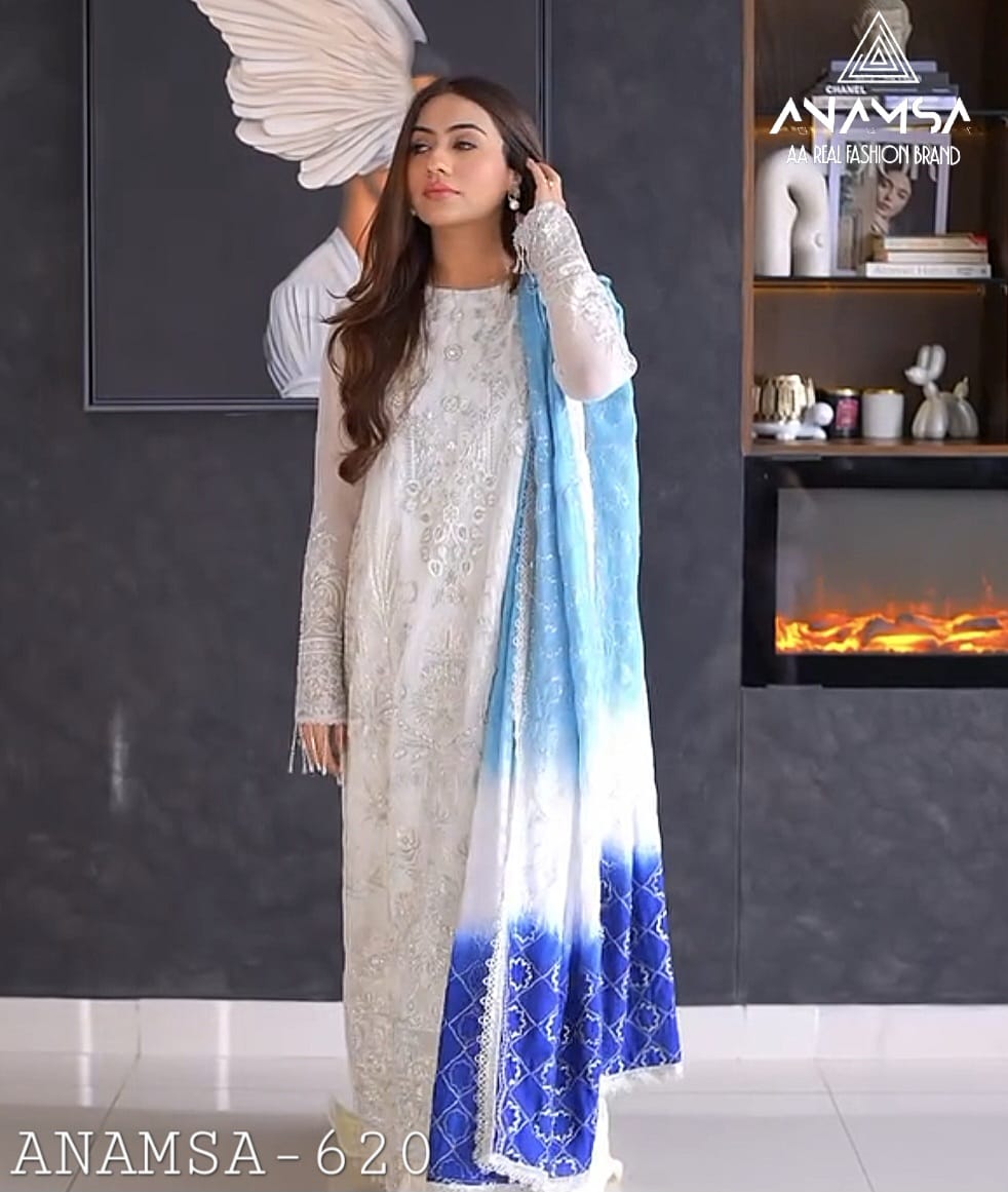 620 Anamsa Fox Georgette Pakistani Salwar Suits