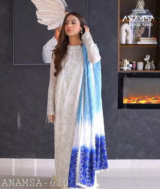 620 Anamsa Fox Georgette Pakistani Salwar Suits
