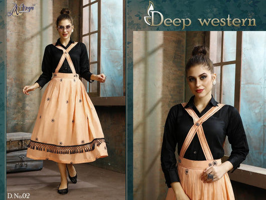 02 Deep Adm Western Dress