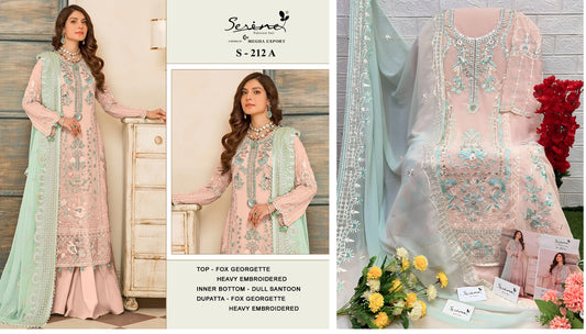 S-212A Serine Pakistani Salwar Suits