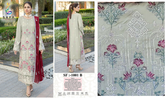 1001B Safa Creation Pakistani Salwar Suits