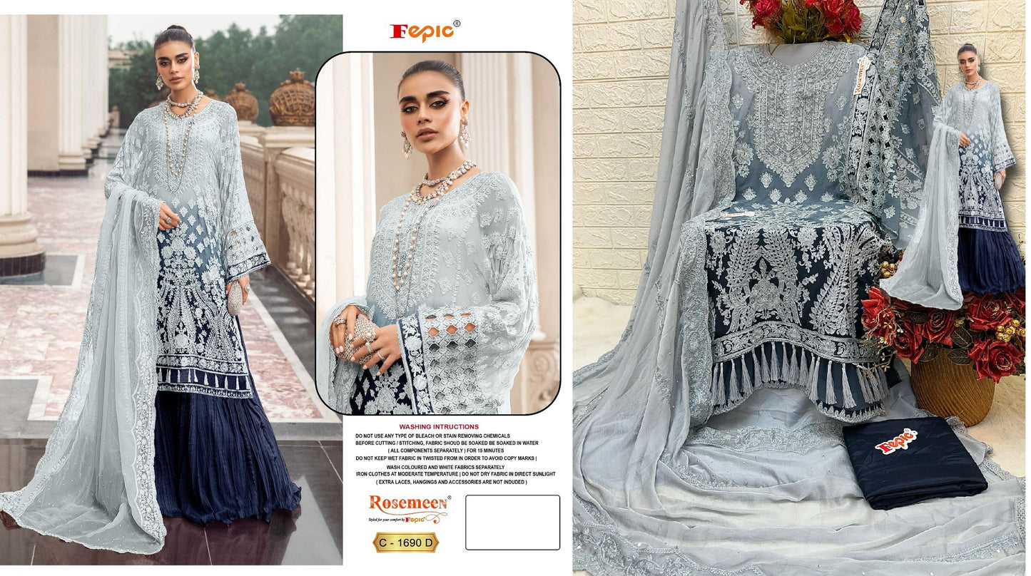 1690D Fepic Pakistani Salwar Suits