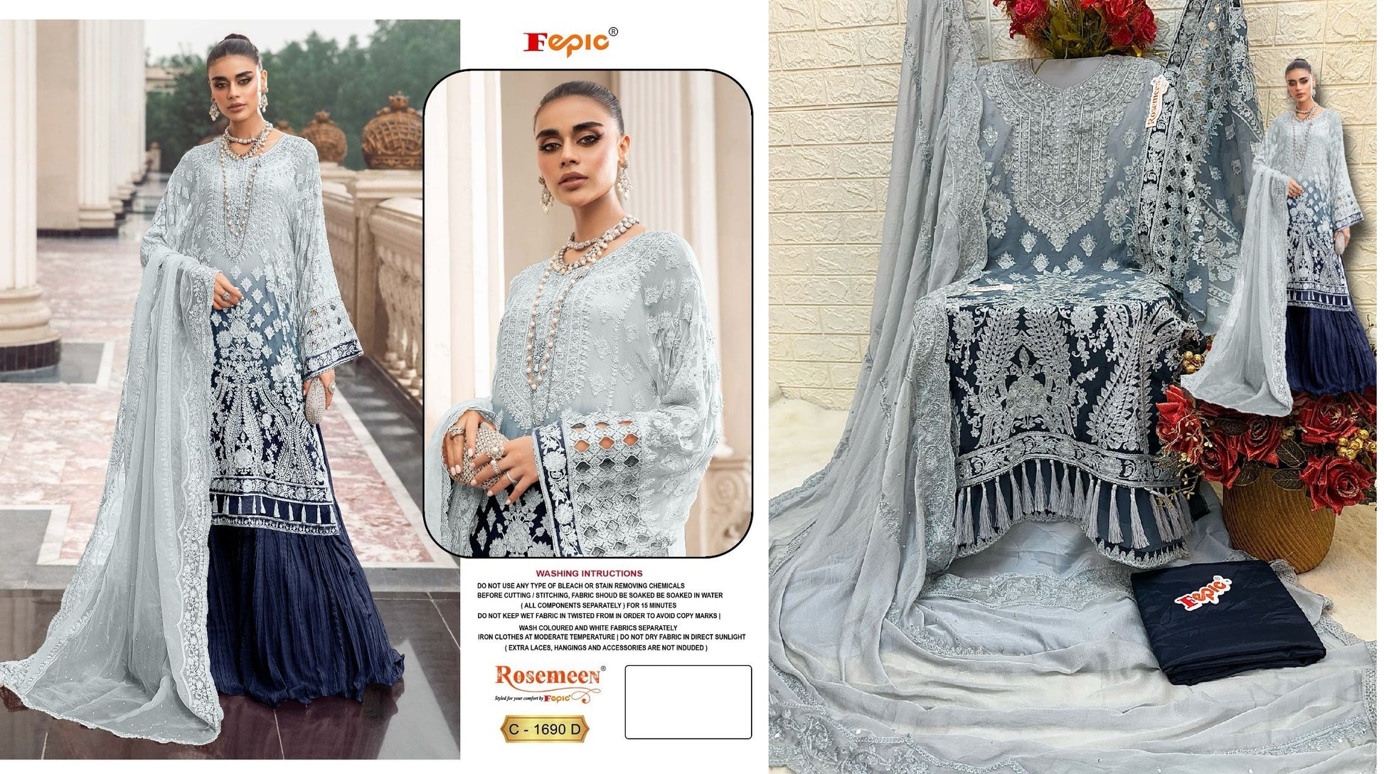 1690D Fepic Pakistani Salwar Suits