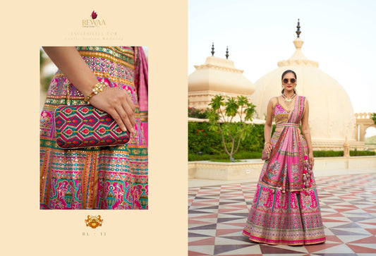 13 Hastkatha Rewaa Readymade Lehenga Choli