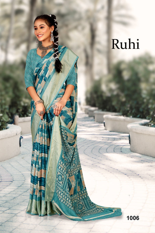 1006 Ruhi Mahamani Creation Sarees
